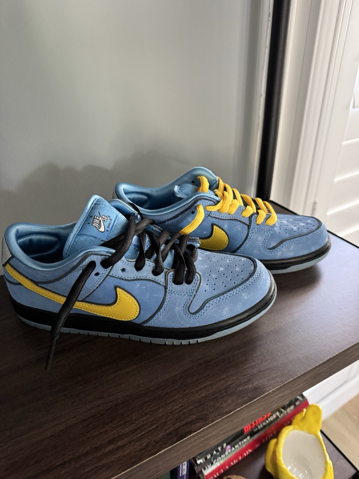 Nike SB Skateboarding Shoes Blue Yellow   Men’s US 6.5  UK 6 MFZ3120-400