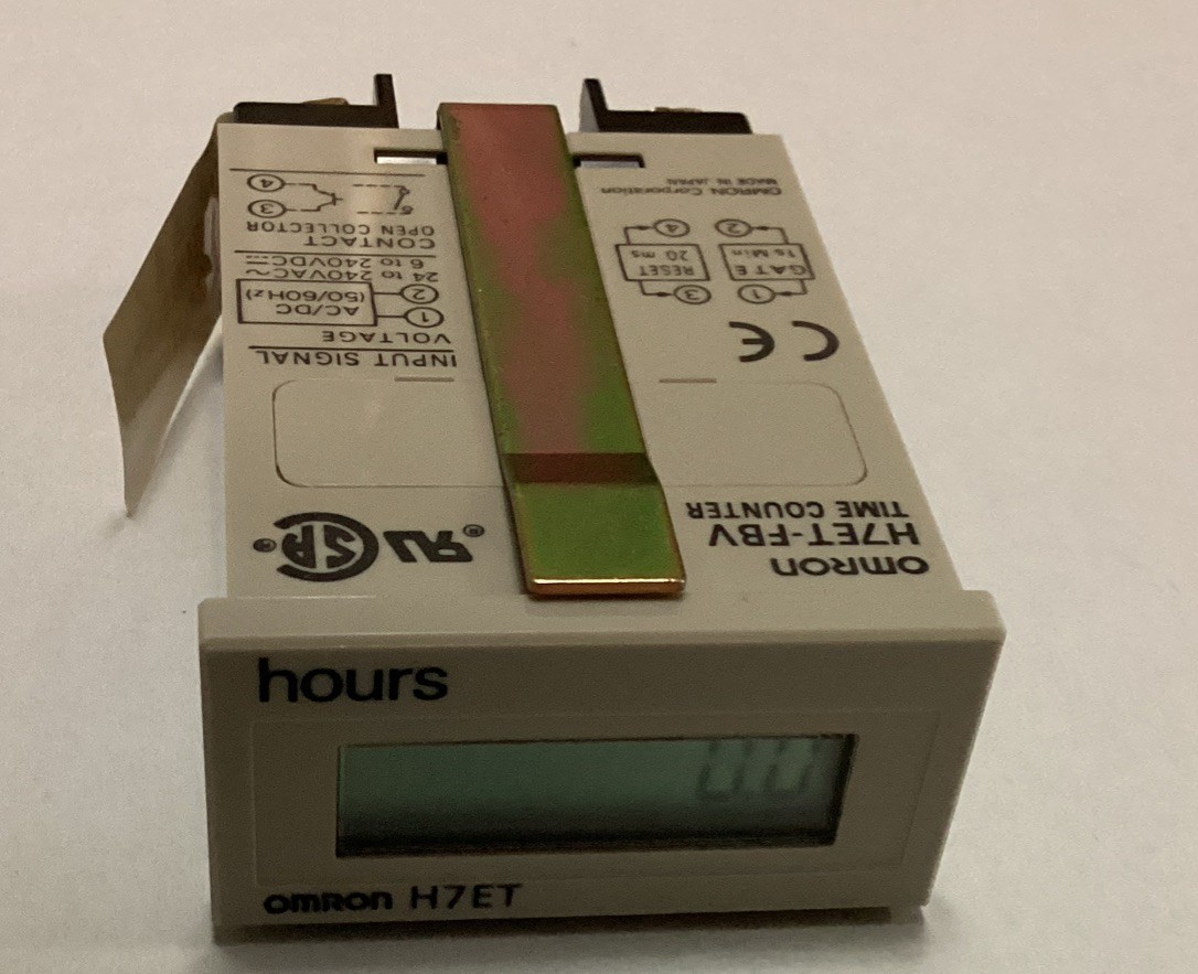 OMRON H7ET-FBV Time Counter Self Powered, Free-Voltage, Input Counter