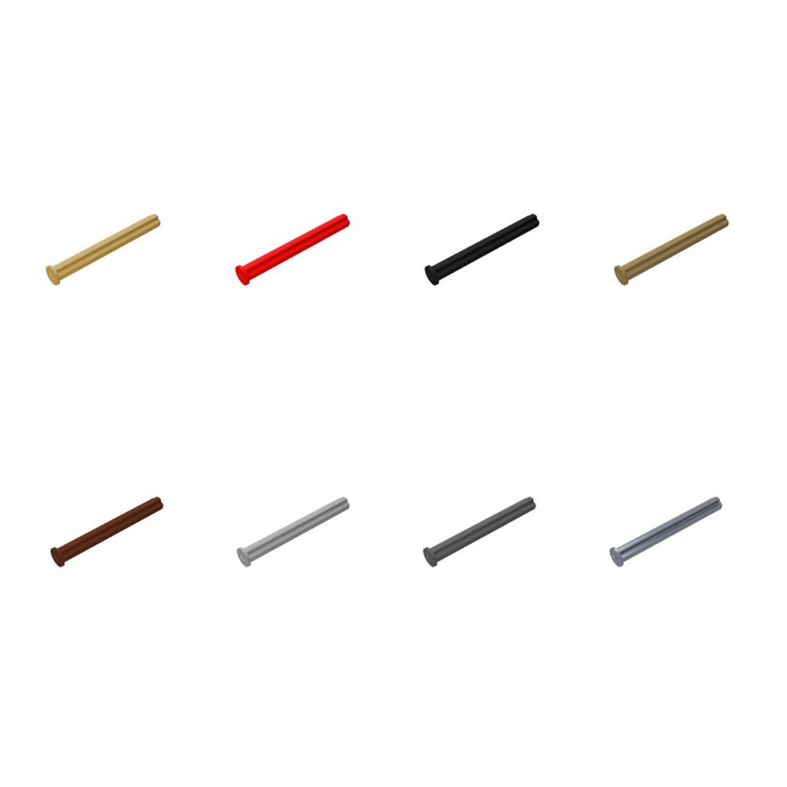 100x Part 15462 Technic Axle 5L with Stop Building Pieces & Part 100% Compatible