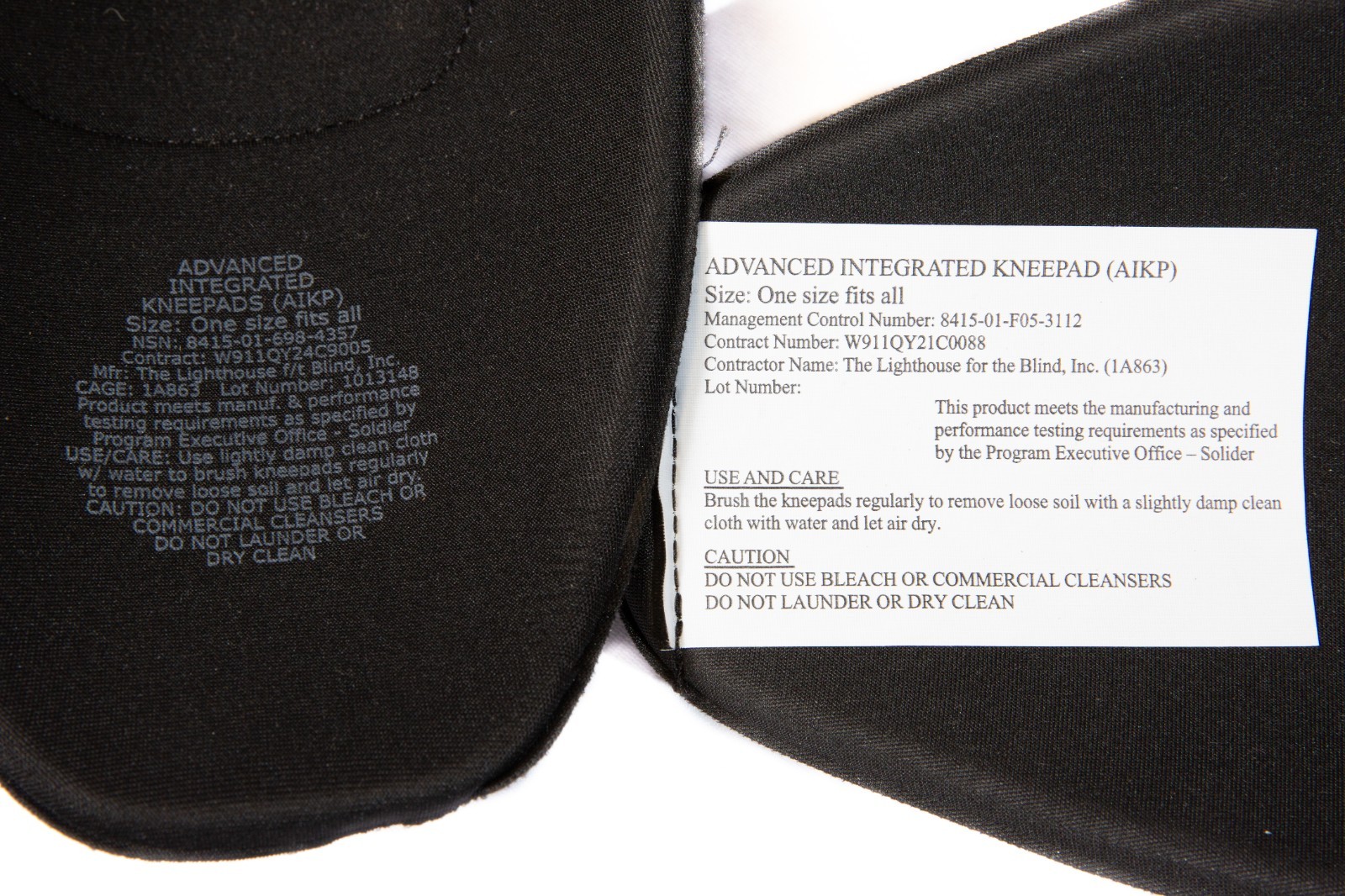 USGI Advanced Integrated Knee Pads AIKP Set Good Cond One Size