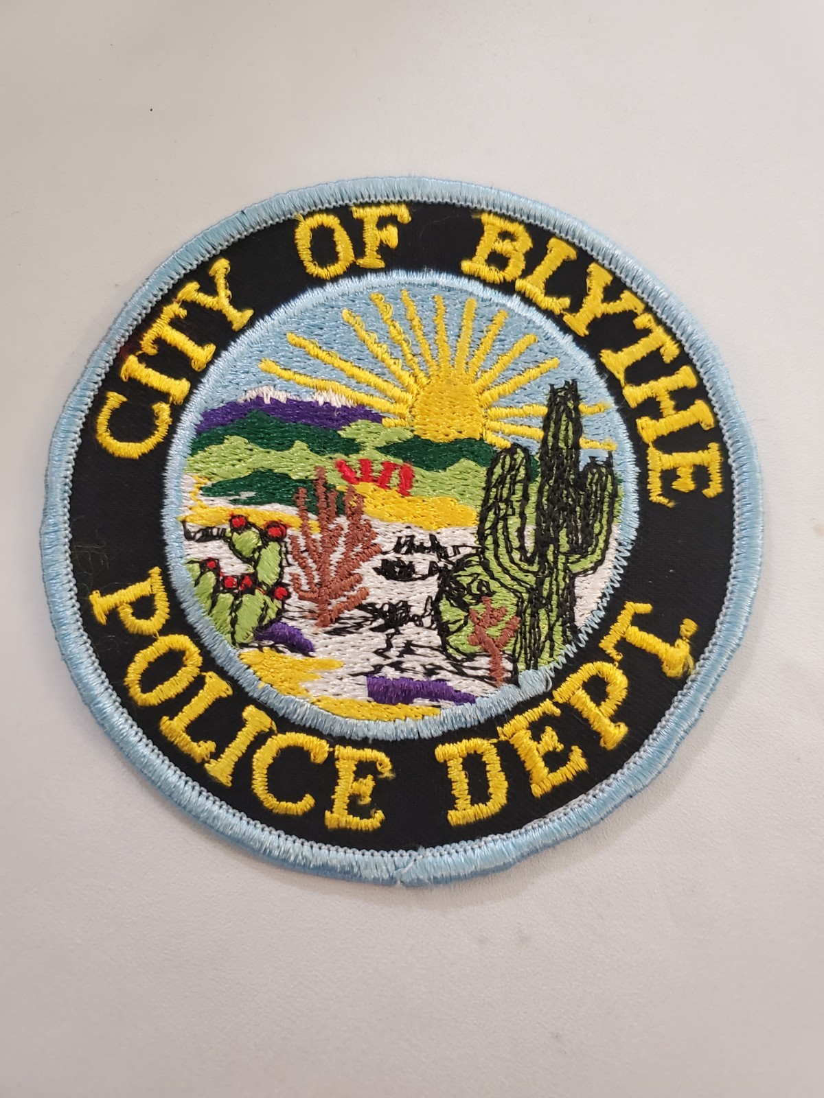 Vintage City of Blythe Police Department California