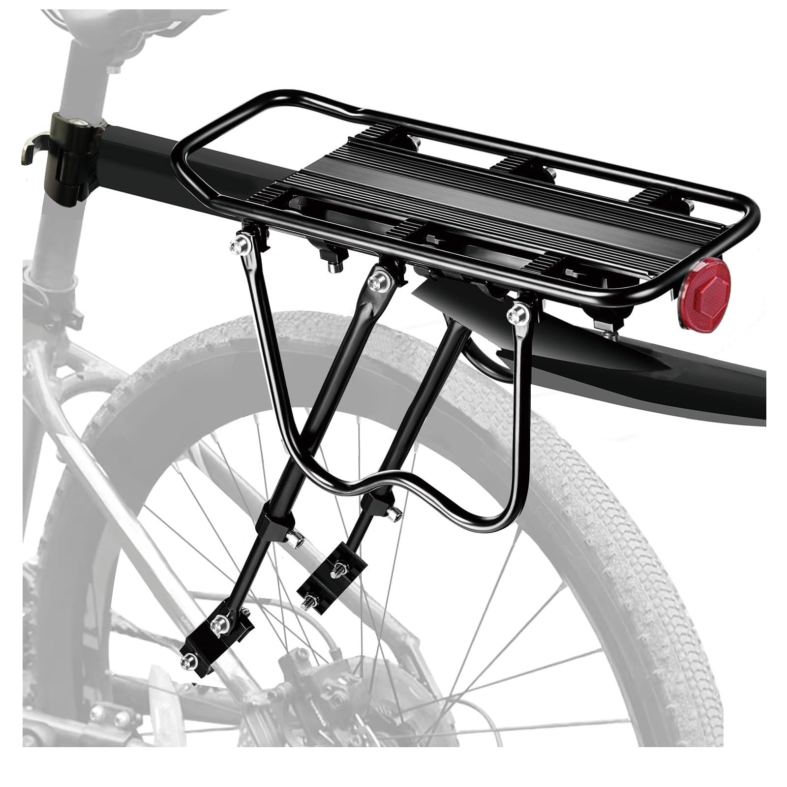 Bicycle Bike Cargo Rack Rear Bike Rack for Back of Bike Mountain Bicycle Carg...