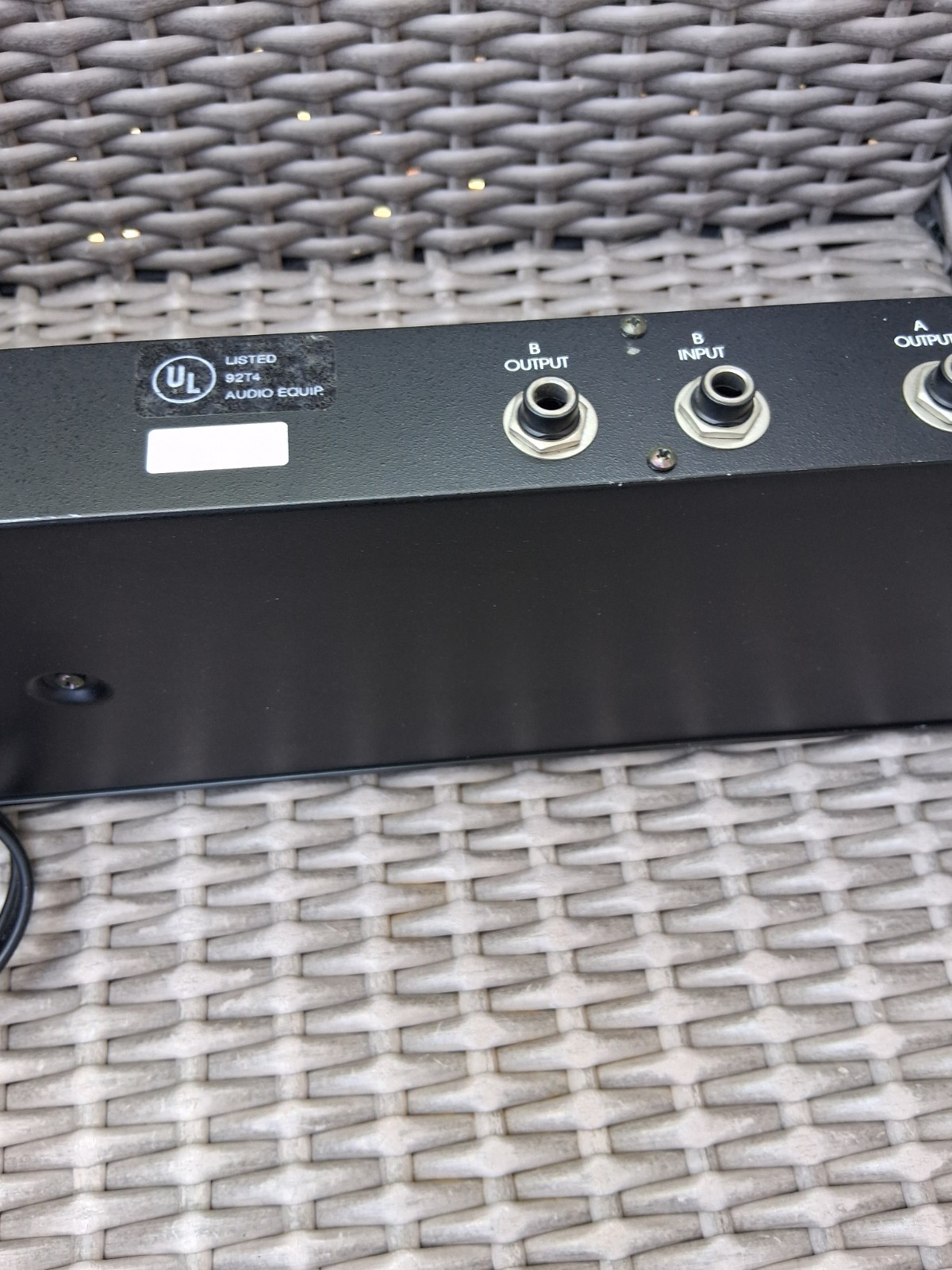 BBE 362 BBE Process Signal Processor 2-Ch Analog 1U Rack 1/4" I/O Black
