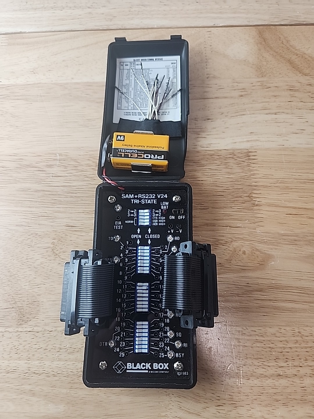 Black Box SAM+ RS232 V24 Tri-State Breakout Box  Tool Tester