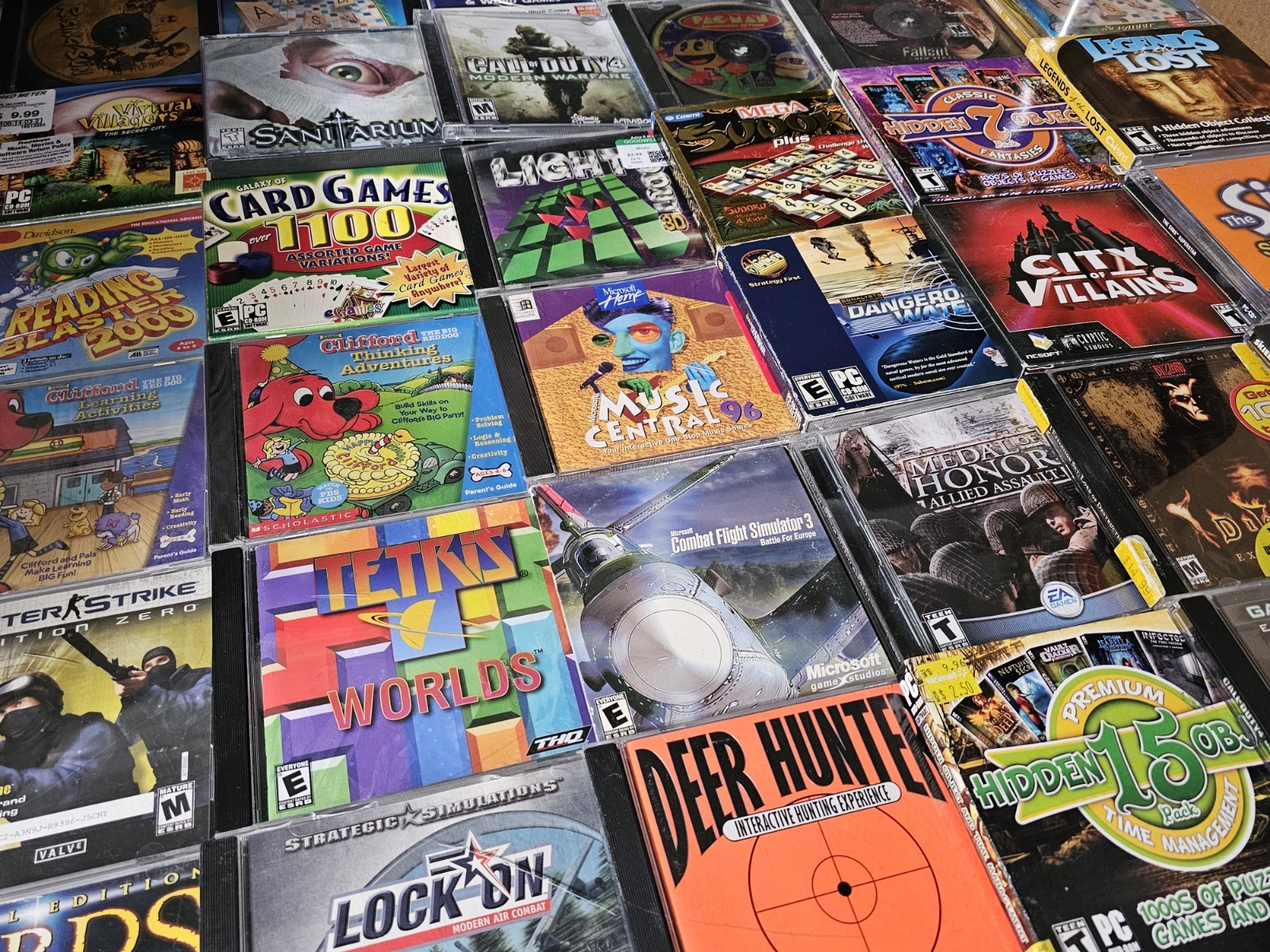 Vintage Y2K PC Games Retro Windows 95/98/XP Pick Choose Build Lot (COMBINED S&H)