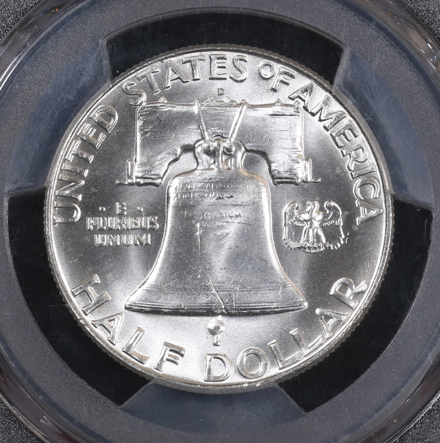 1961 D Half Dollars Franklin PCGS MS-65 FBL