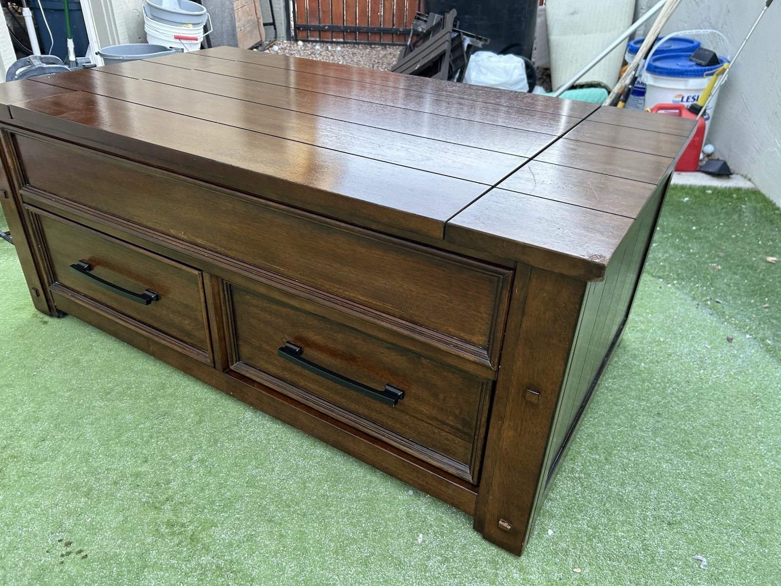 Beautiful wood Chest/table/desk