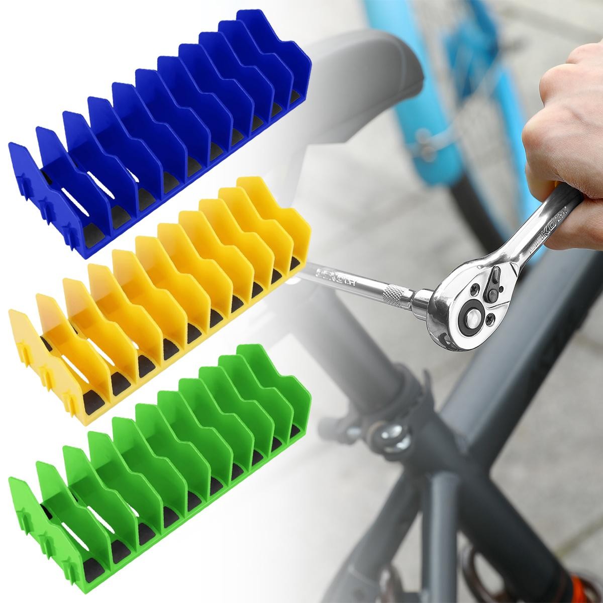 Compact PP Tool Rack with 10 Slots for Efficient Pliers Tool Storage