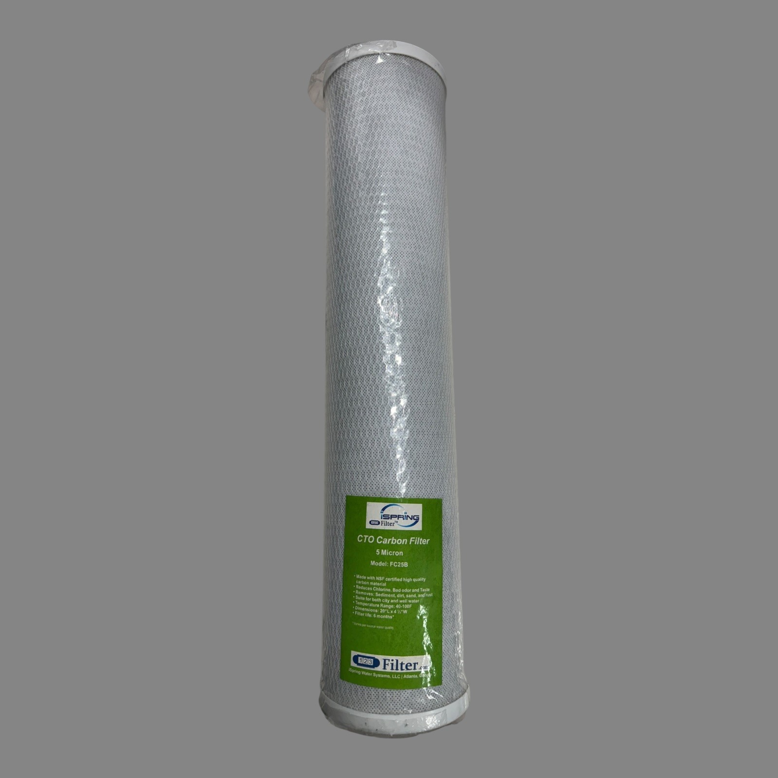 iSpring FC25B Whole House CTO Carbon Block Filter Cartridge / NEW