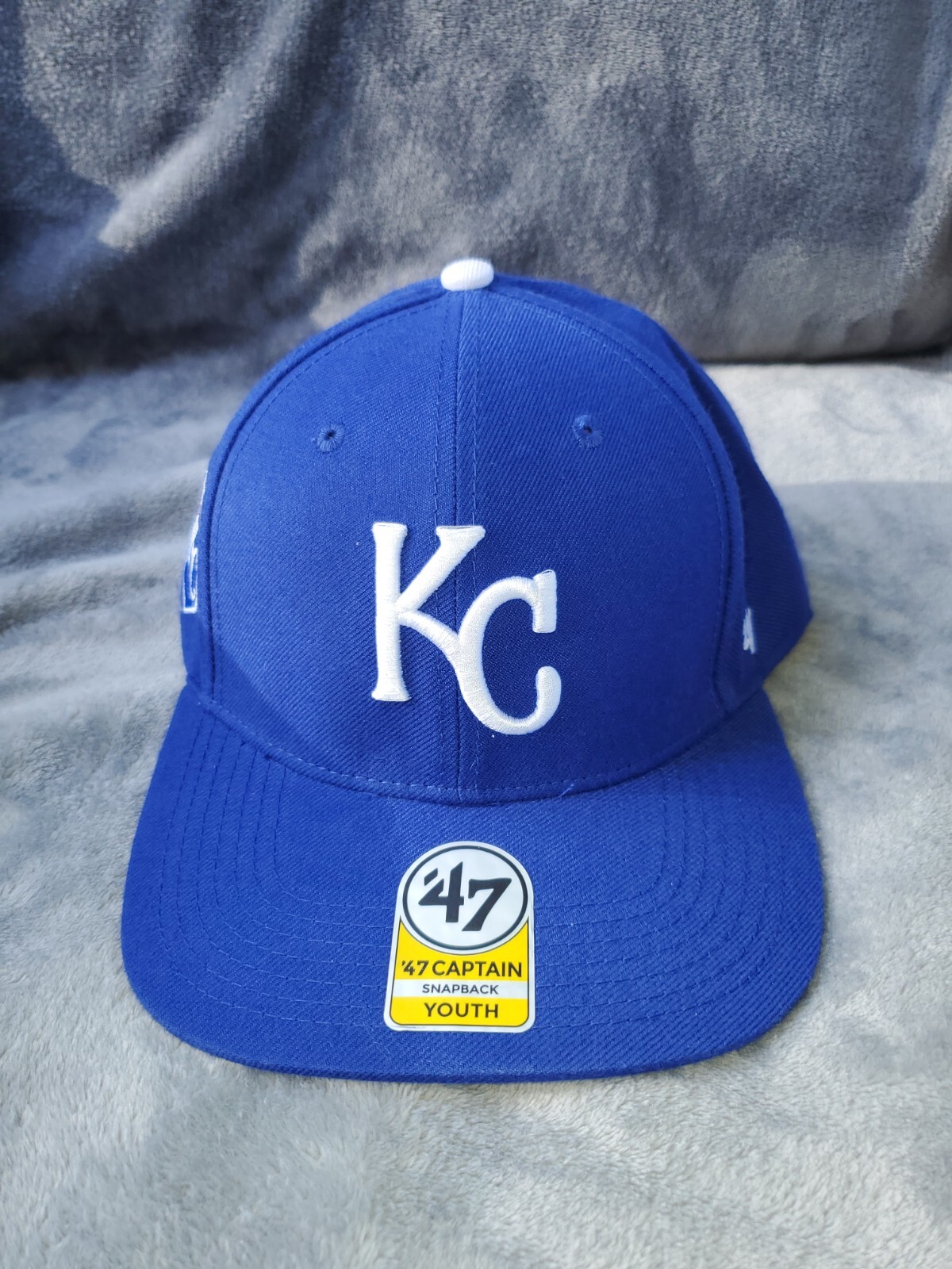 47 MLB KANSAS CITY ROYALS KIDS CAPTAIN SURE SHOT SNAPBACK HAT YOUTH BLUE NEW