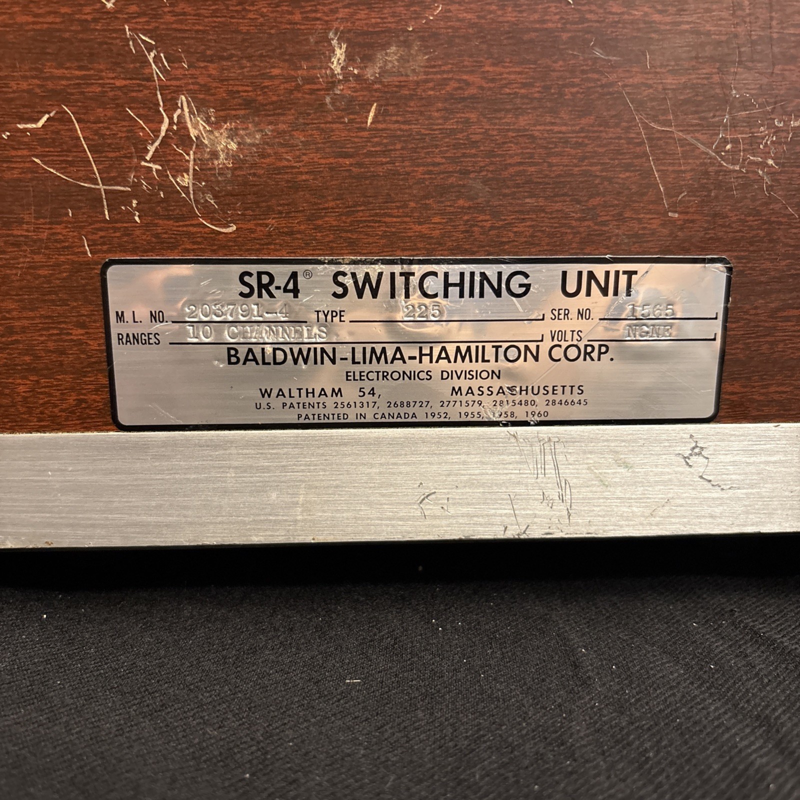 Baldwin Lima Hamilton Corp BLH SR-4 Switching and Balancing Unit Type 225