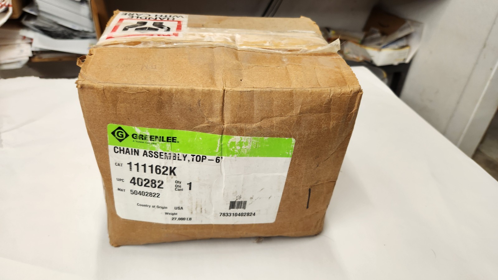 NEW Greenlee 111162K Top-6'  Chain Assembly H4910A Pole Puller Part NEW IN BOX