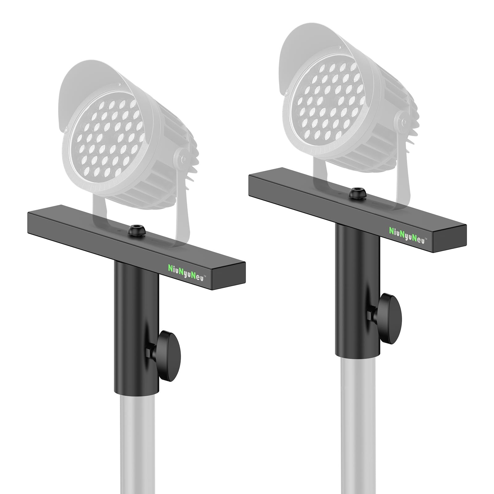 T-Bar Lighting Extension Cross Bar for Speaker Stand Tripod Mount