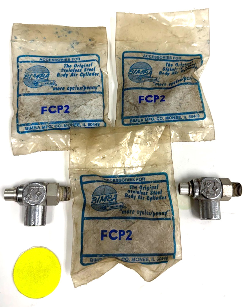 FCP2 BIMBA NEEDLE VALVE 1/8" LOT OF 5