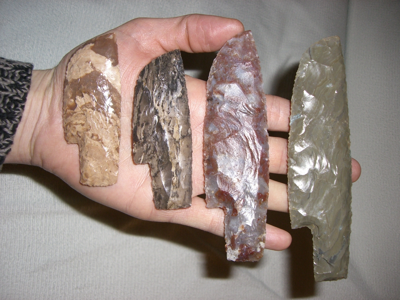 stone age stone knife blade stone couteau coltello de pietra replica