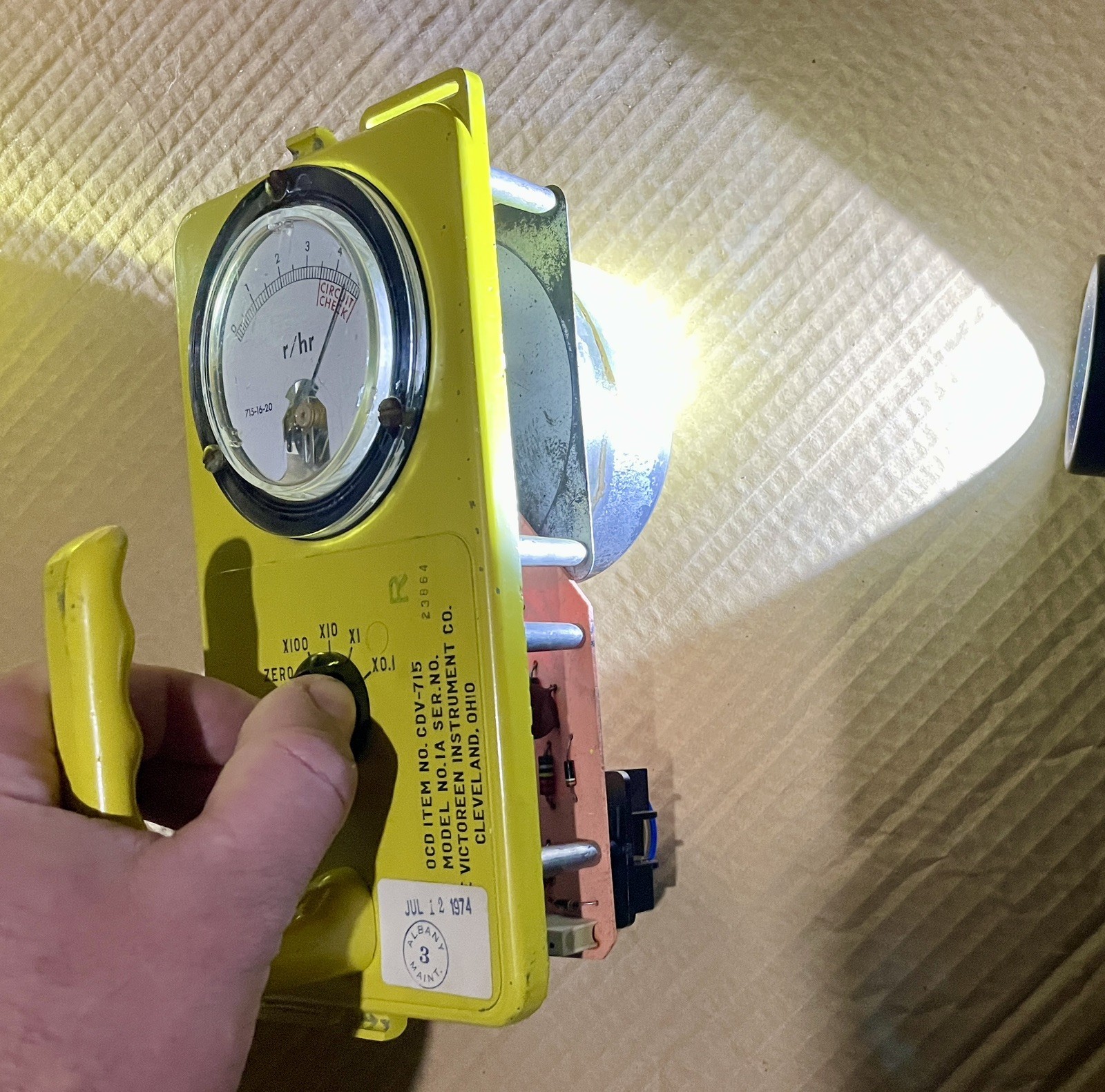 Shelter Radiation Detection Kit CD V777-1 Fallout Kit