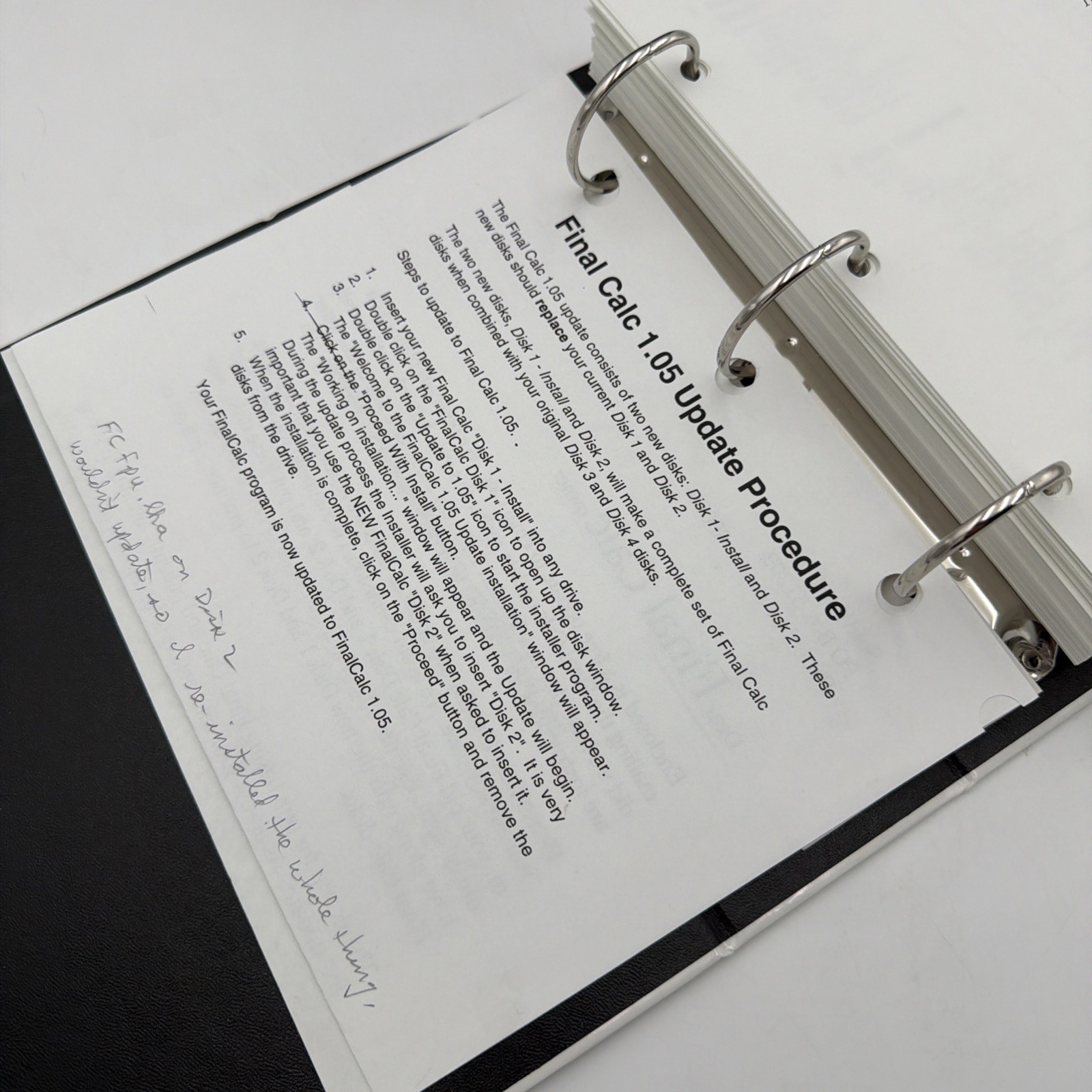 Final Calc Amiga Complete Box Binder Manual 4 Disks Tested SoftWood Spreadsheet