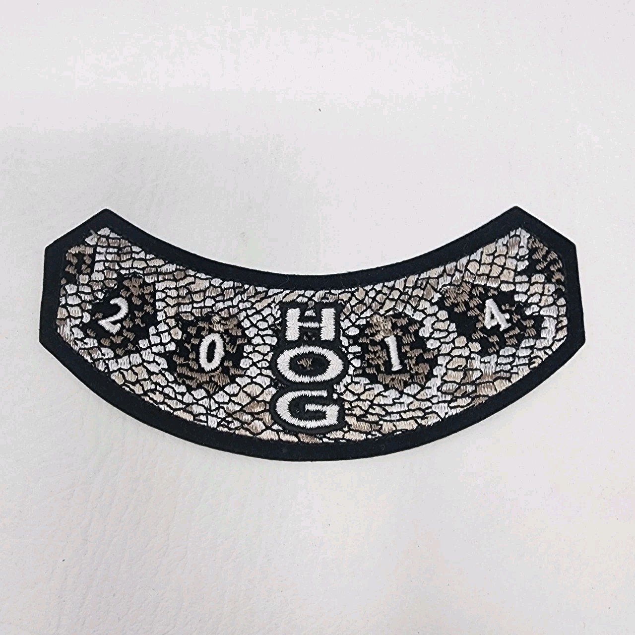 2014 Harley Owners Group HOG Embroidered Iron On Vest Jacket Patch 6"x2"