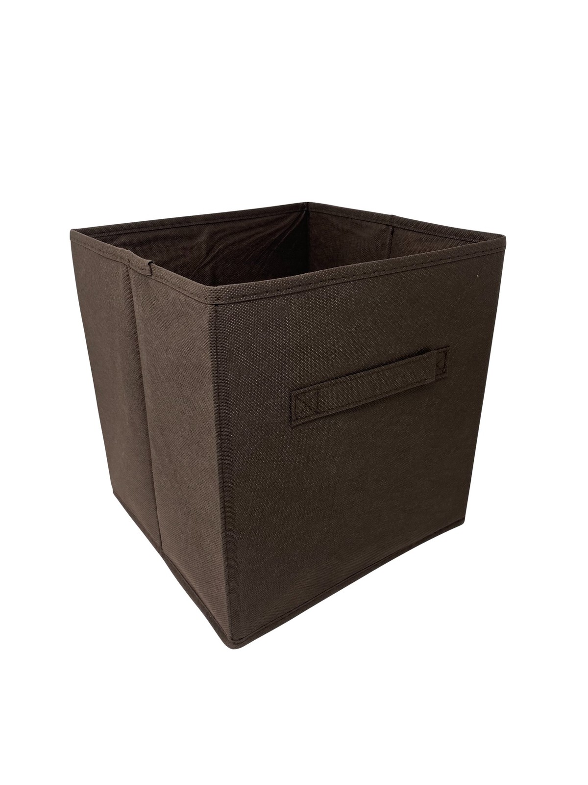 Brown 10" 6 pcs Fabric Storage Bins Box Organizer Cube Basket Container