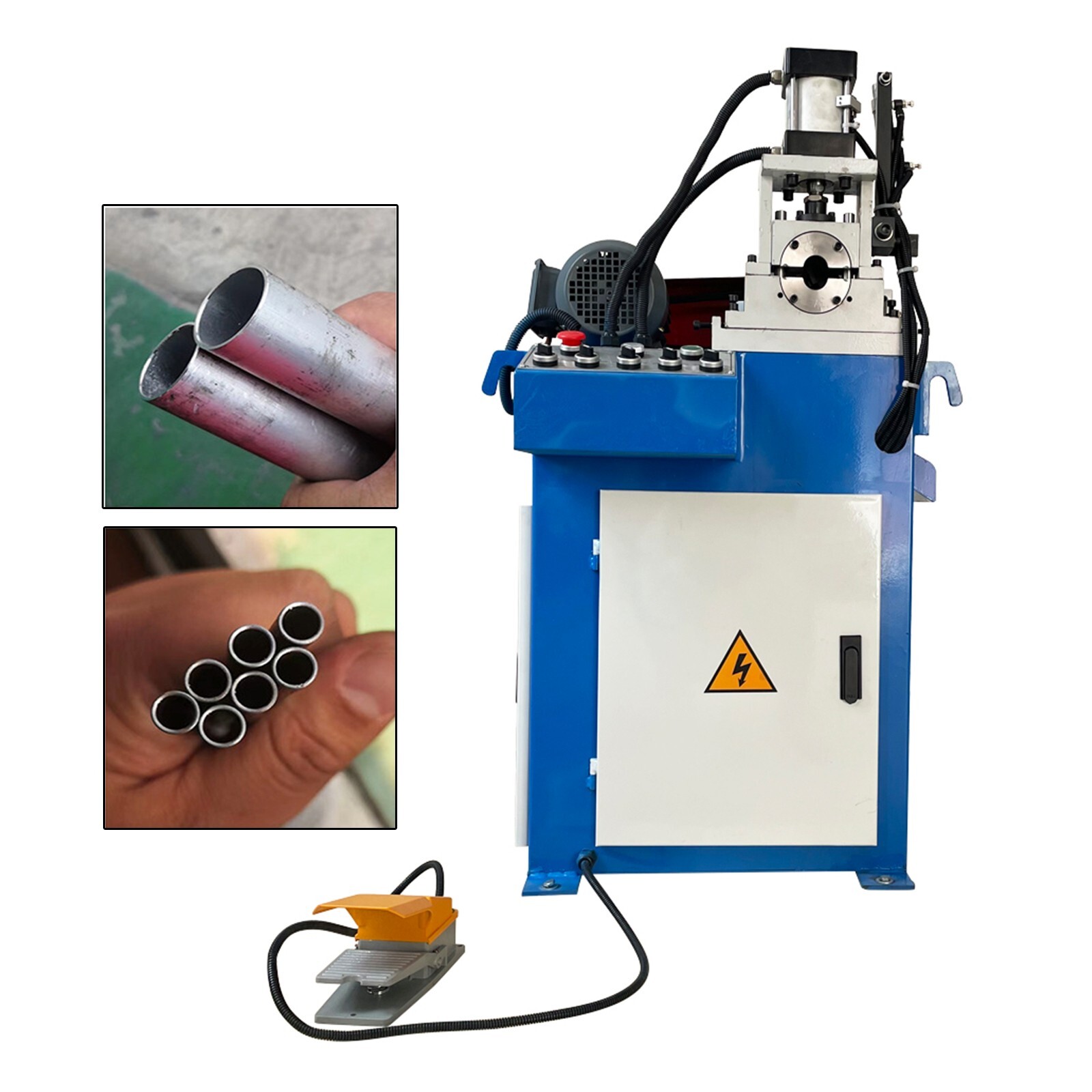 LDJ-60 Single End Air-operated Chamfering Bevelling Deburring Machine 220V