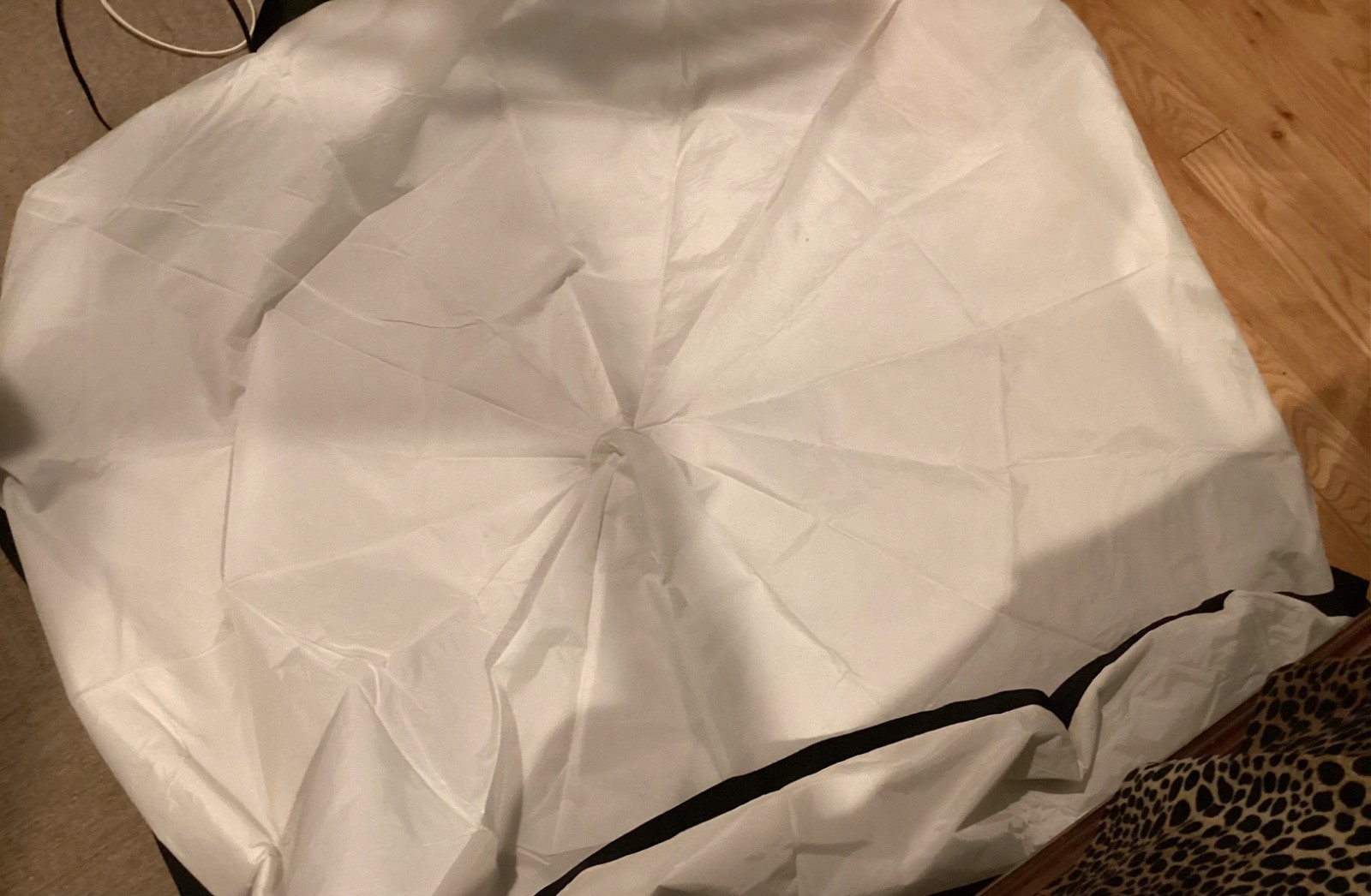1- ELINCHROM 7 FOOT OCTABANK OUTER SHELL & 1- WHITE DIFFUSER