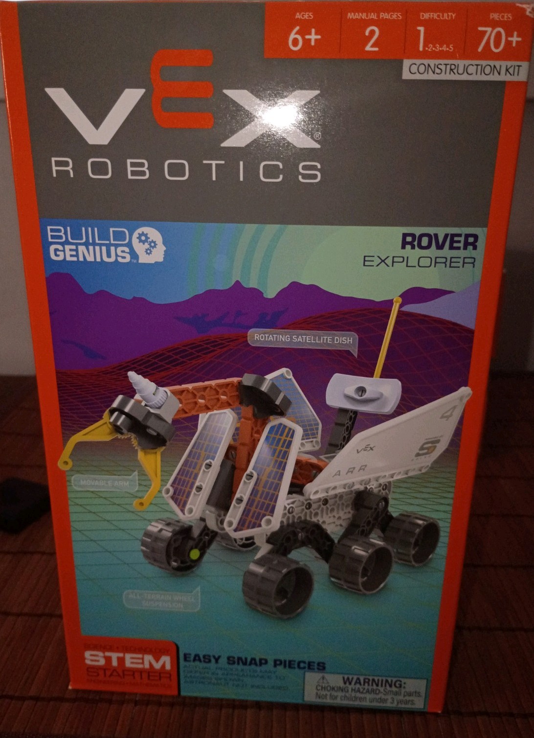 The HEXBUG VEX Robotics Rover Explorer Construction Kit. Brand New