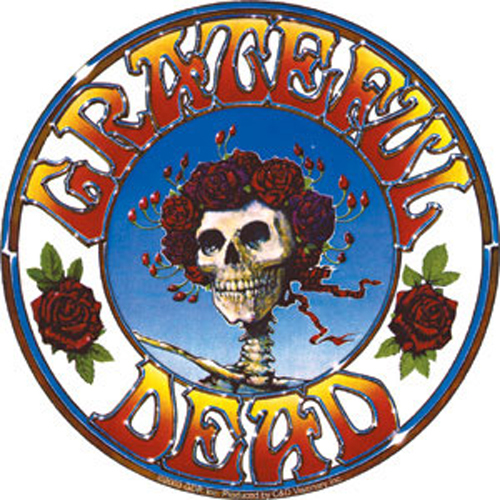 The Grateful Dead - Skull & Roses Logo Sticker