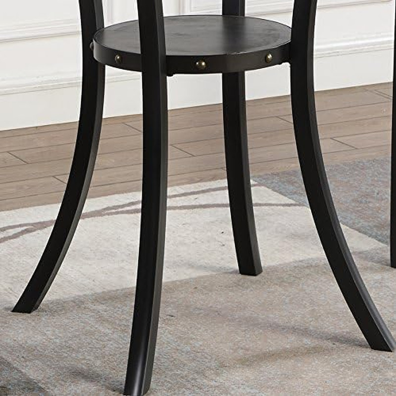 Biony 36" round Bar Table Nail Head Trim