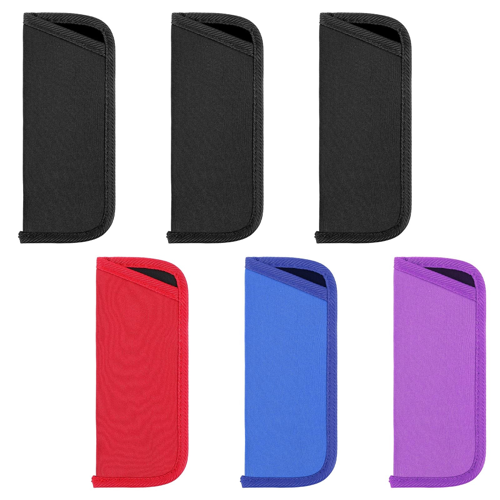 Slip in Eyeglasses Cases 6 PCS Protective Glasses Case Soft Pouch Fabric Spec