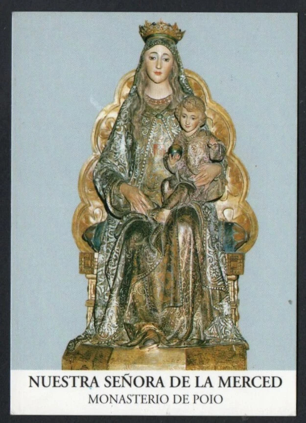Holy card de la Virgin de la Merced santino image pieuses estampa