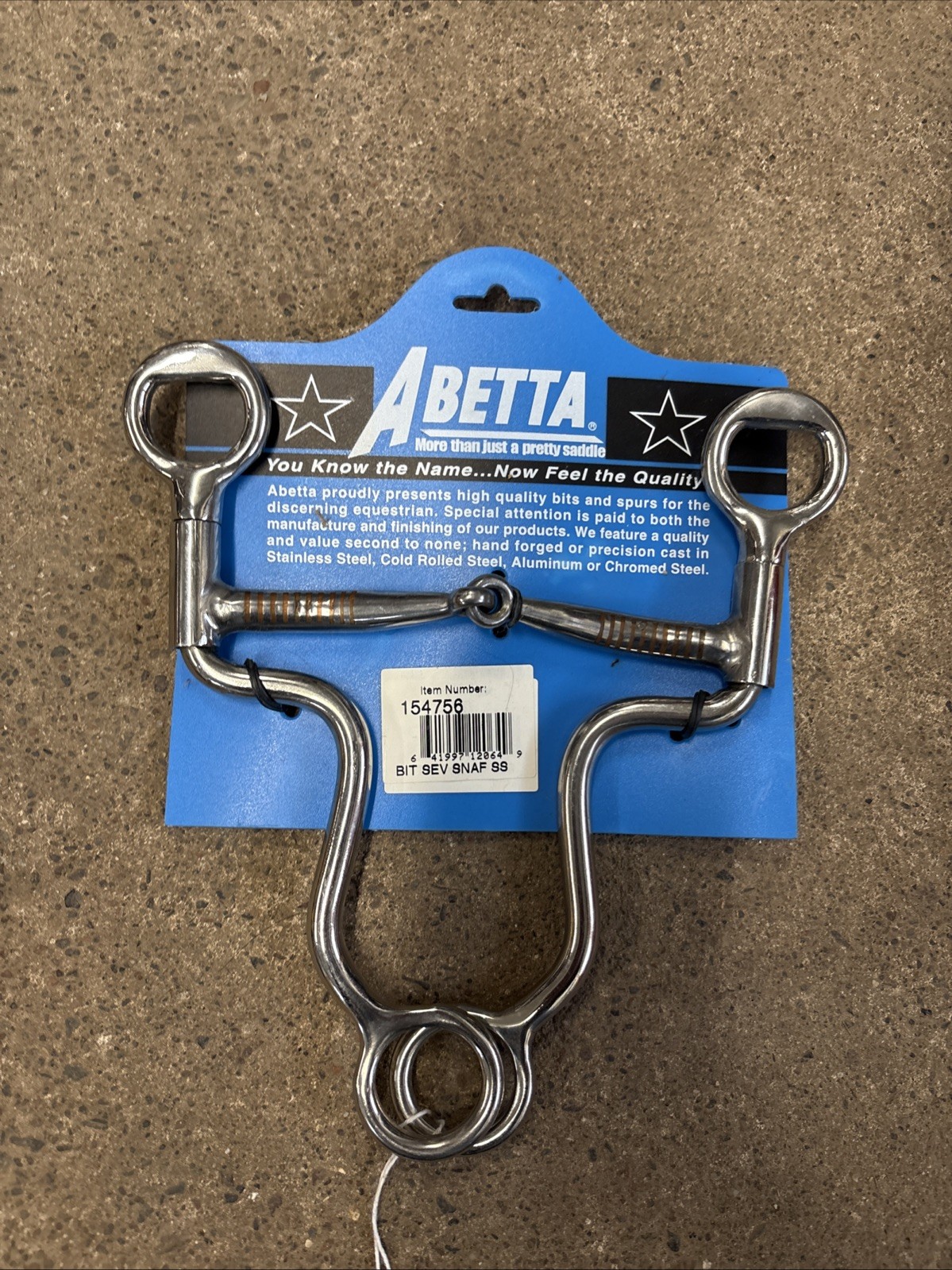Calvary Shank Straight Snaffle Mouth