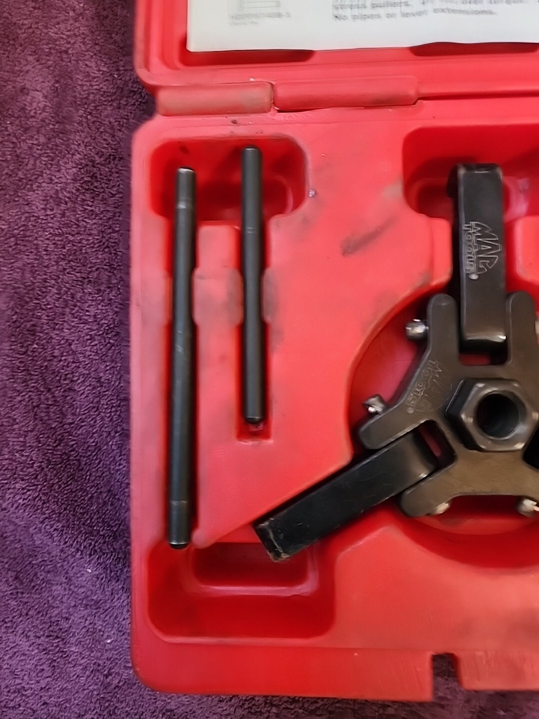 HARMONIC PULLEY PULLER WITH 2 PUSH RODS MAC TOOLS HDPP9740B