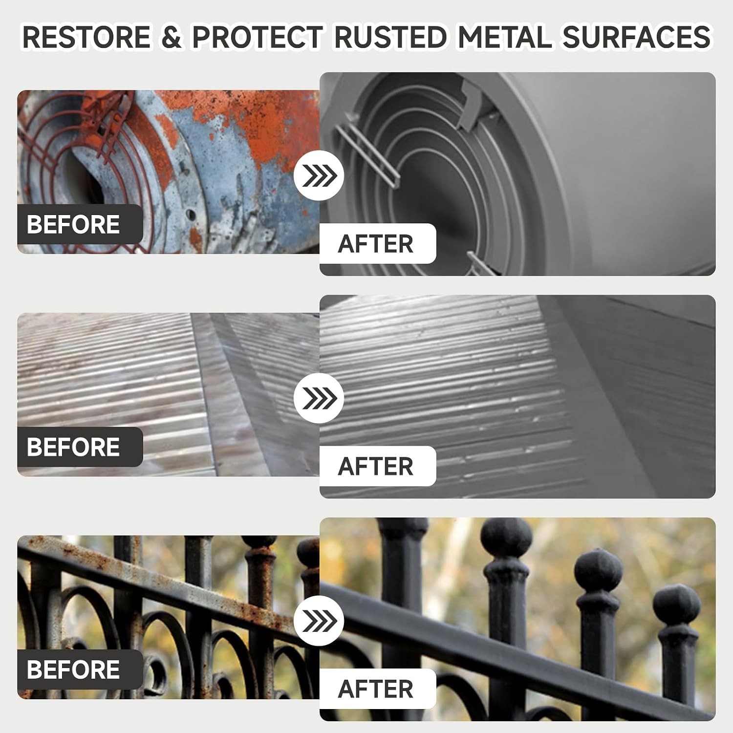 Versatile 2-in-1 Rust Converter & Primer for Metal - 17.5 Oz, Easy Application