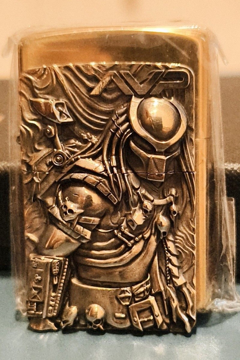Premium Brass Predator Lighter Emblem DIY Accessory Without Lighter
