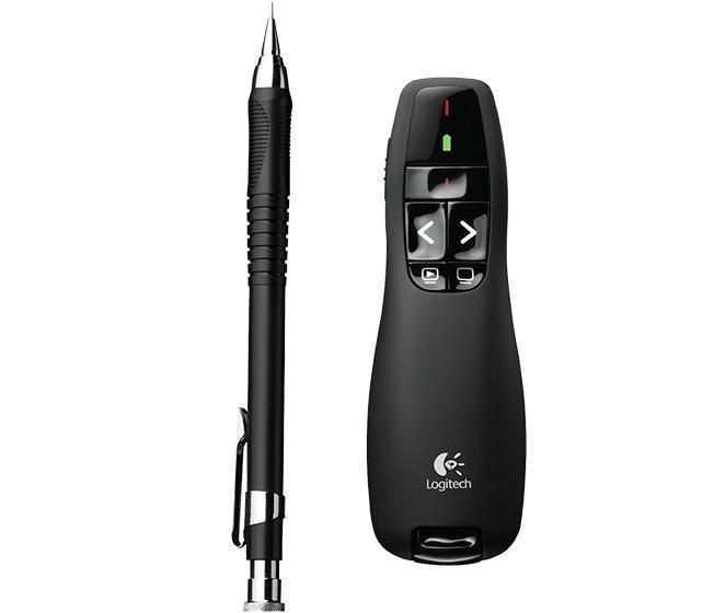 Logitech 910-001357 910-001356 Wireless Presenter R400 USB Cordless timer ~E~