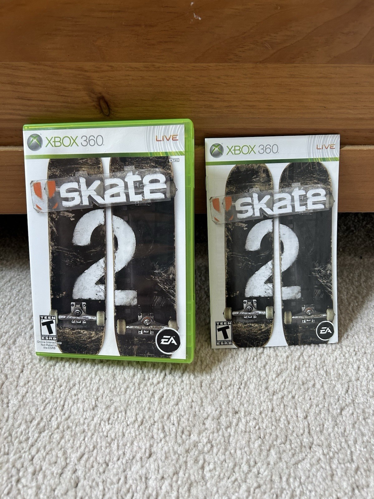 Skate 2 - Microsoft Xbox 360 Case And Manual Only NO GAME