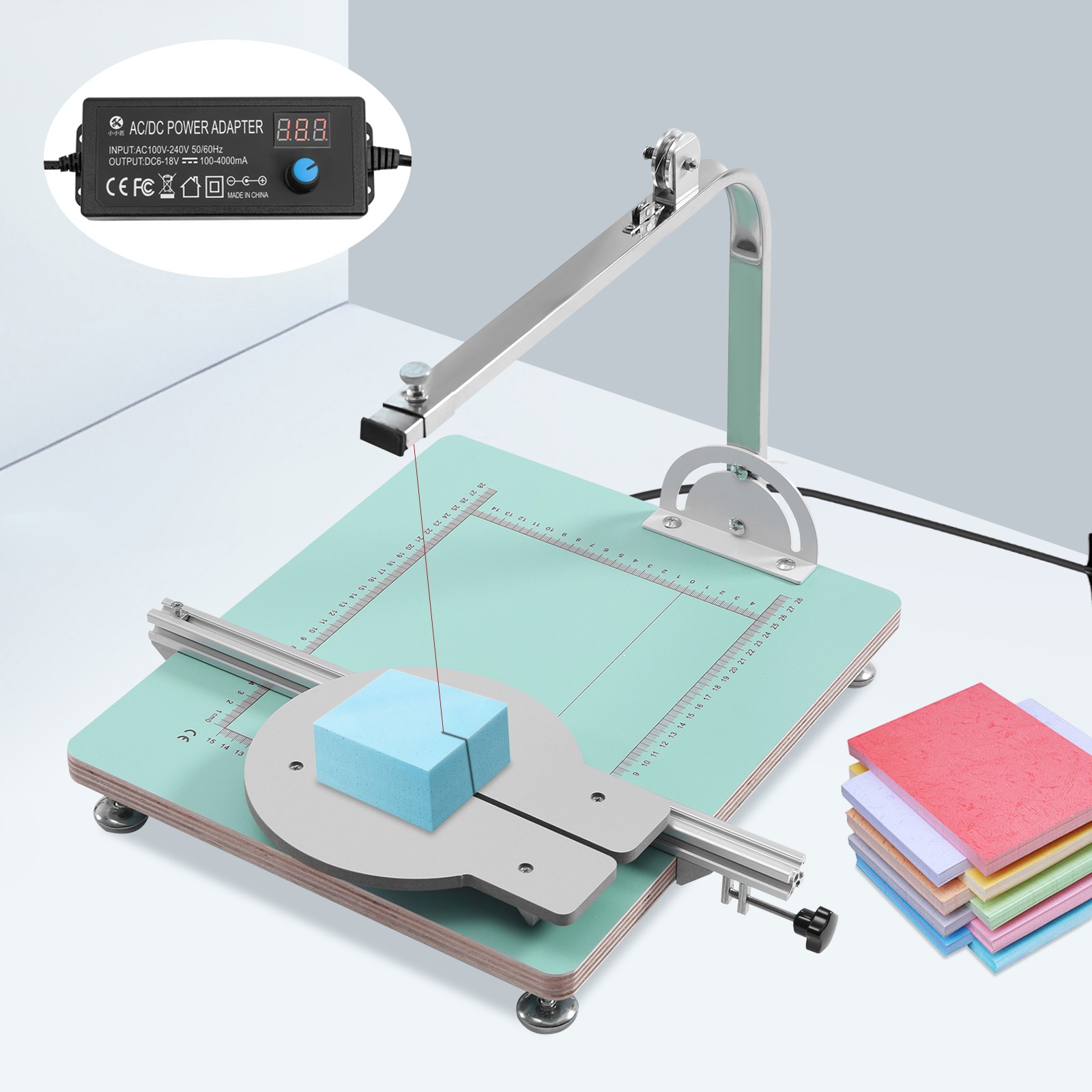 New 72W Hot Wire Foam Cutter Working Table Tool Sponge Styrofoam Cutting Machine