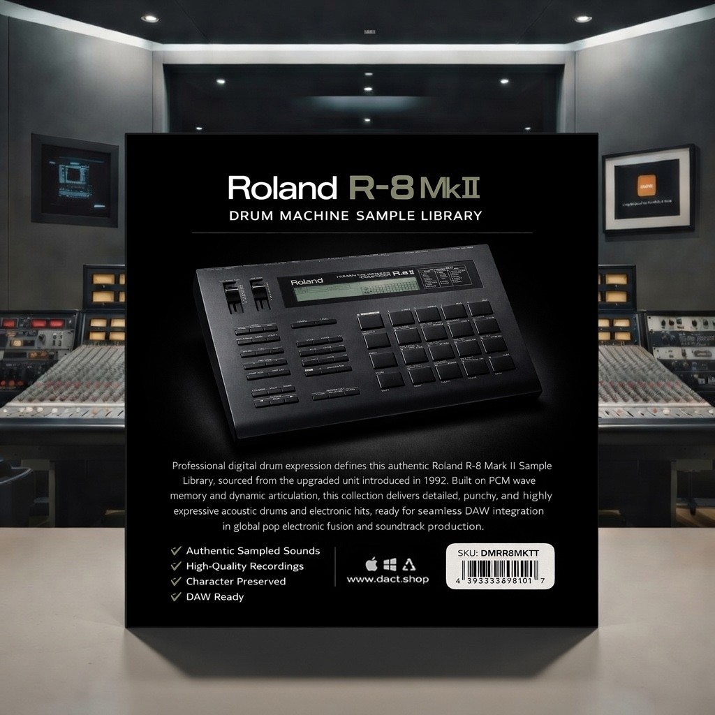 Roland R-8 Mark II Drum Machine Sample Library
