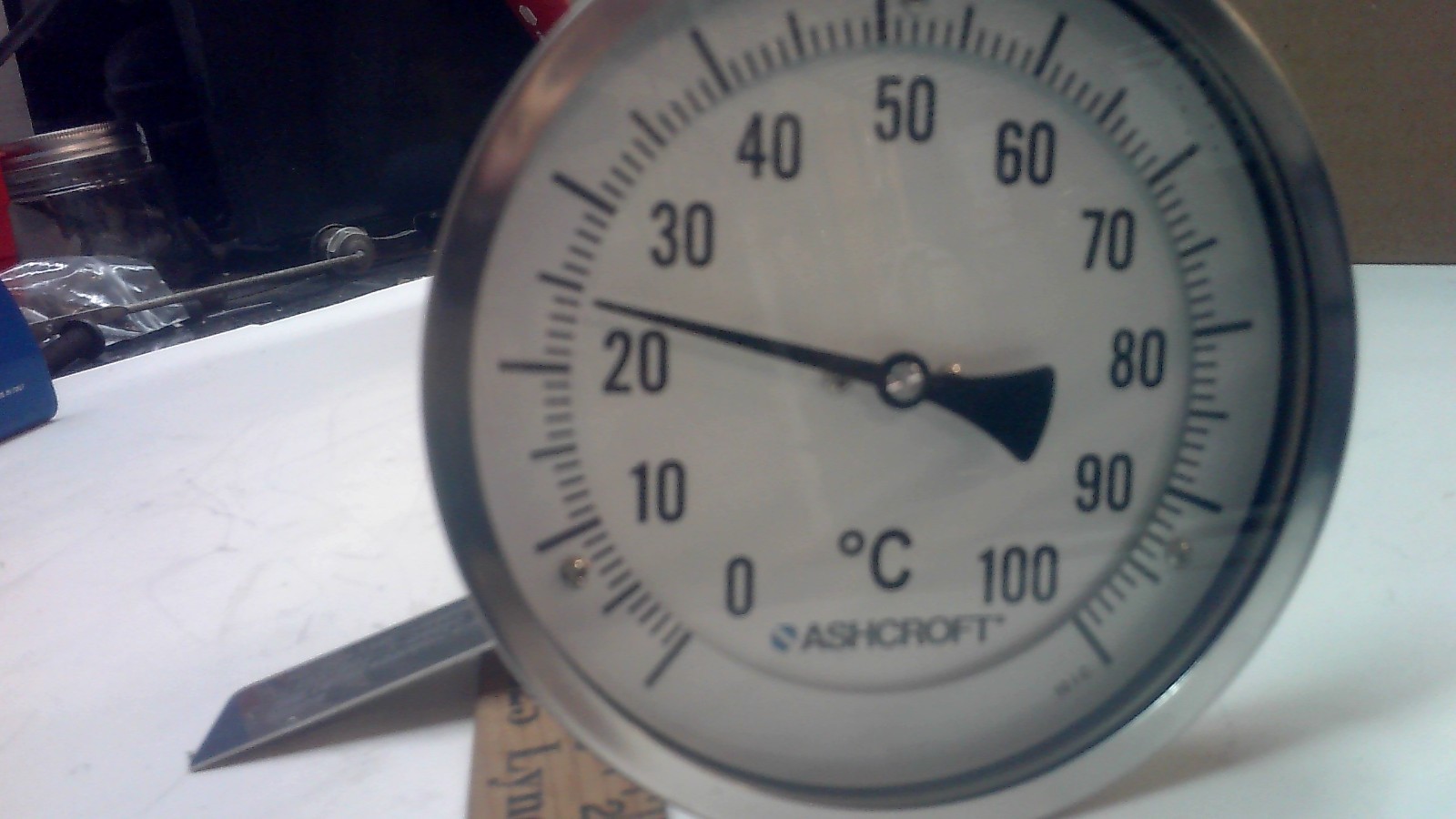 BIMETAL THERMOMETER MODEL E (100C)( 5 INCH FACE)