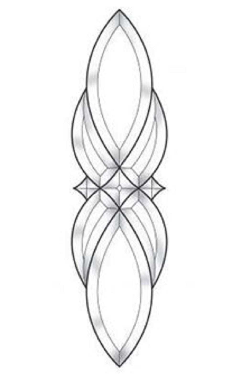 5 Inch Wide x 19 Inch Long Starburst Bevel Cluster EC599