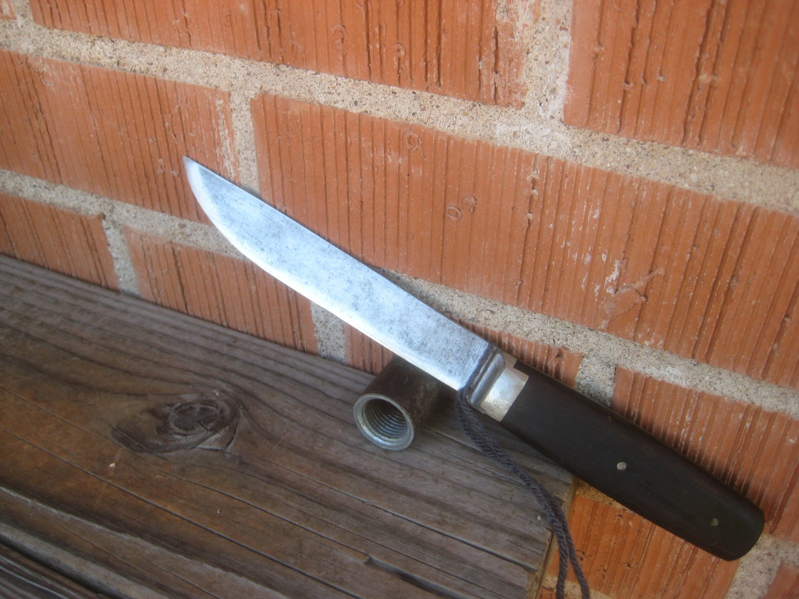 1900s Antique 6" Blade ** UNMARKED ** Carbon Boning Utility Knife USA