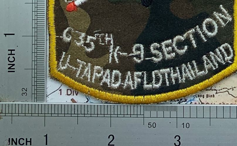 1 patch plus 1 , dog handler , K-9 Hell On Paws Vietnam Patch , p2-20