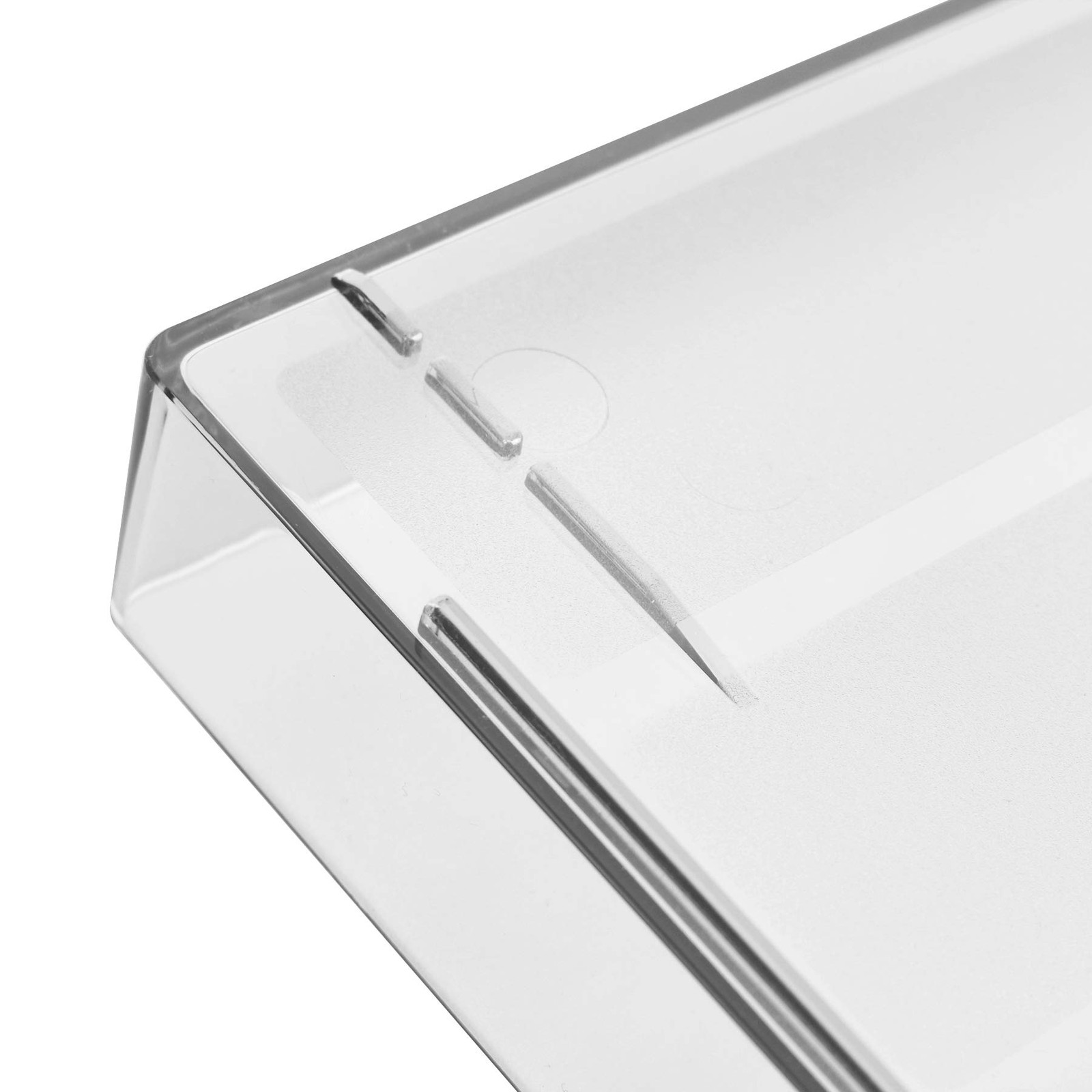 Stackable Letter Tray Front Load Letter Size Document Desk Clear Crystal 1