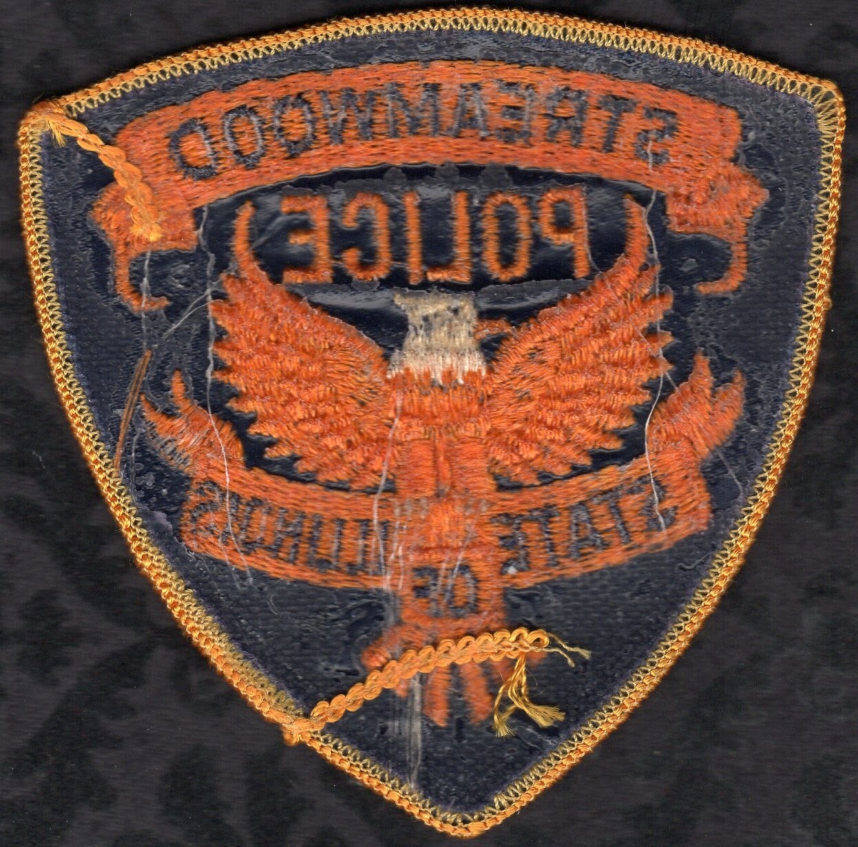 Streamwood Illinois Police Shoulder Patch Obsolete Design