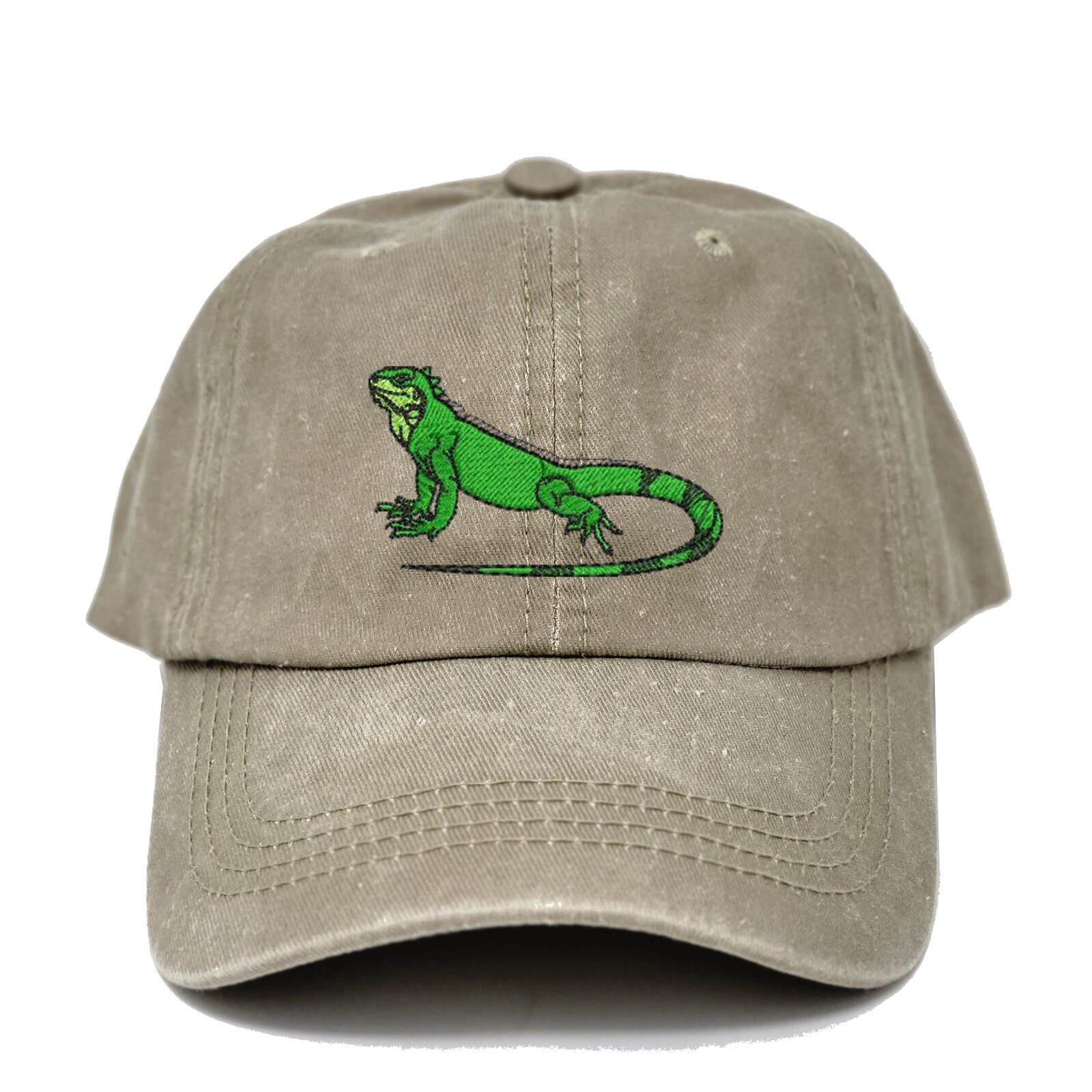 Wildlife Iguana embroidered dad hat, Iguana embroidered ball cap