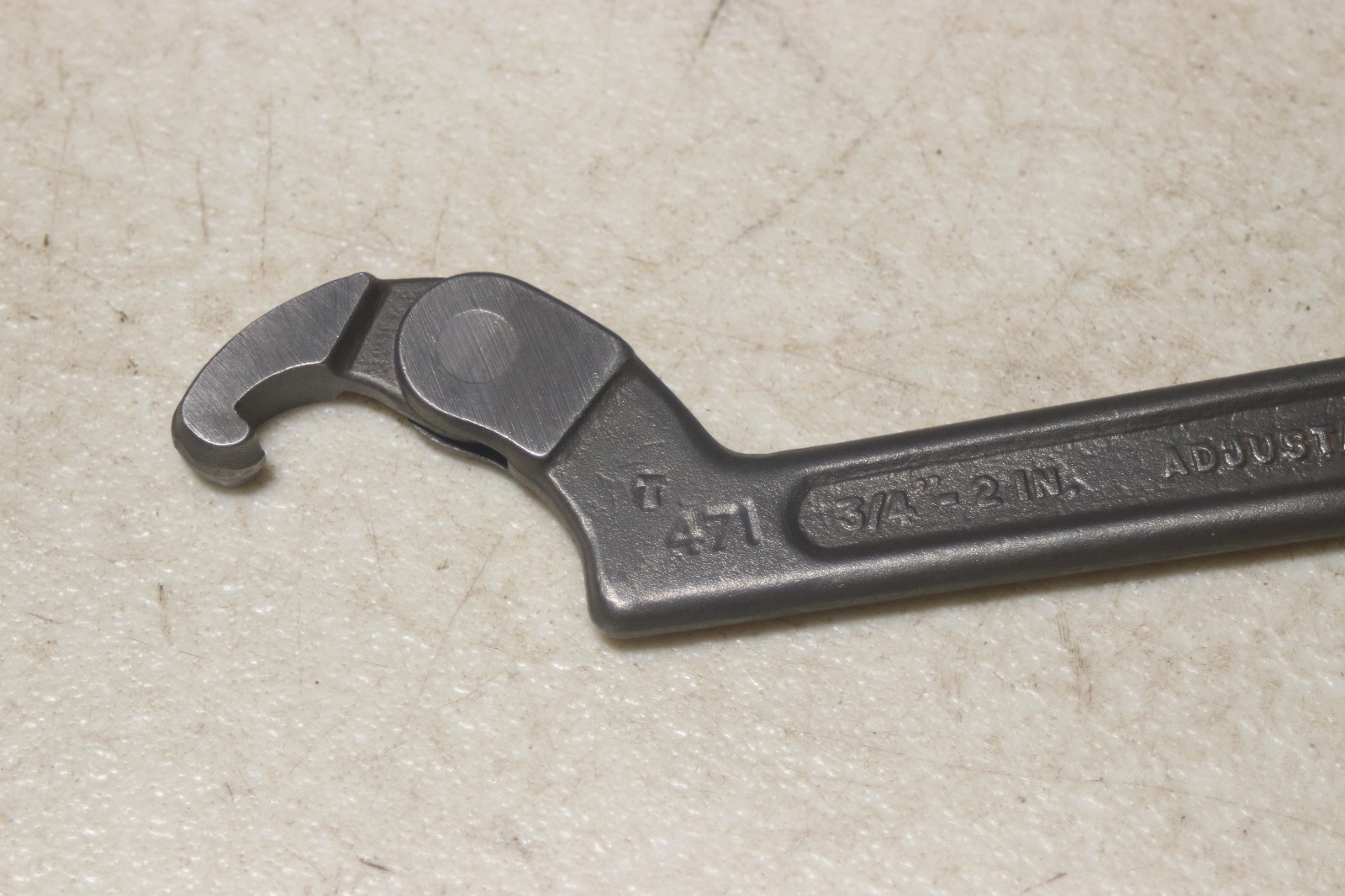 J.H. Williams 471 3/4 - 2 Inch Adjustable Hook Spanner USA