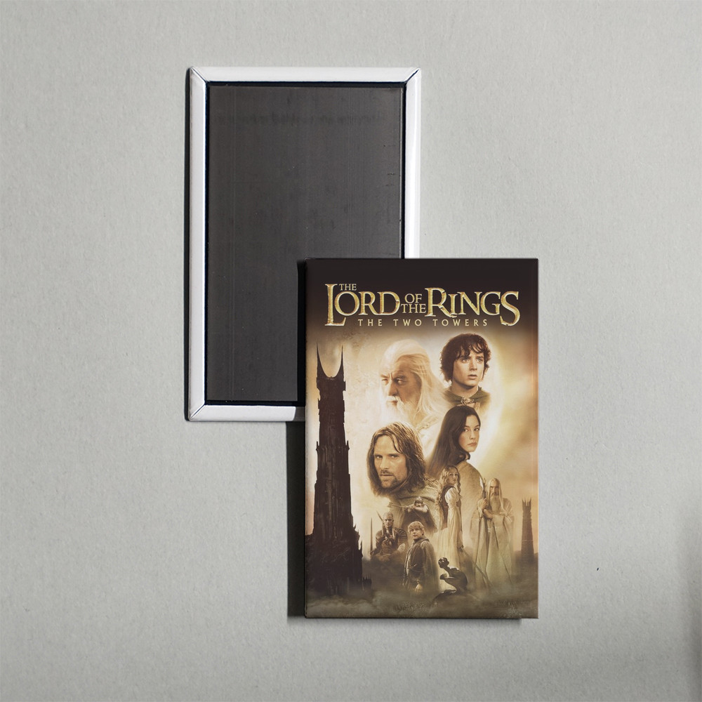 The Lord of the Rings The Two Towers Mini Movie Poster Fridge Locker Magnet