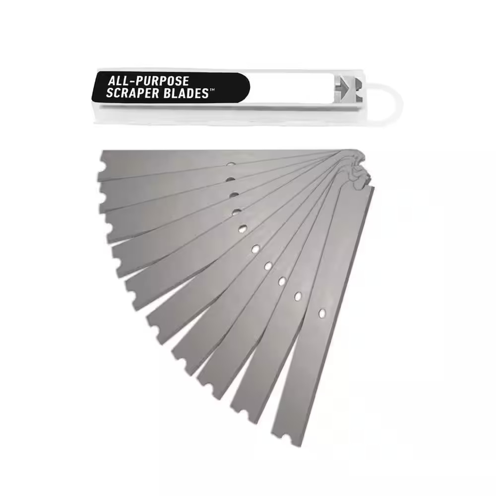 4 In. All-Purpose Stainless Steel Scraper Replacement Blades
