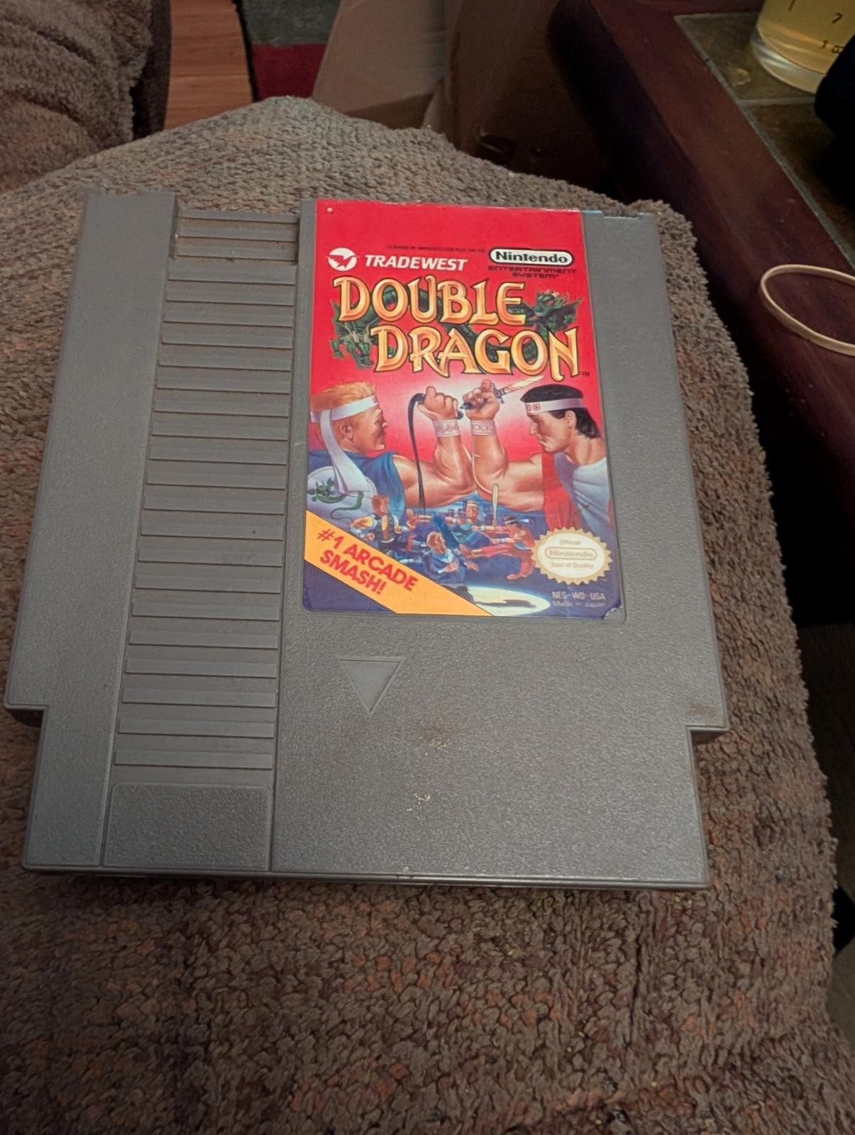 Double Dragon NES Game Cartridge