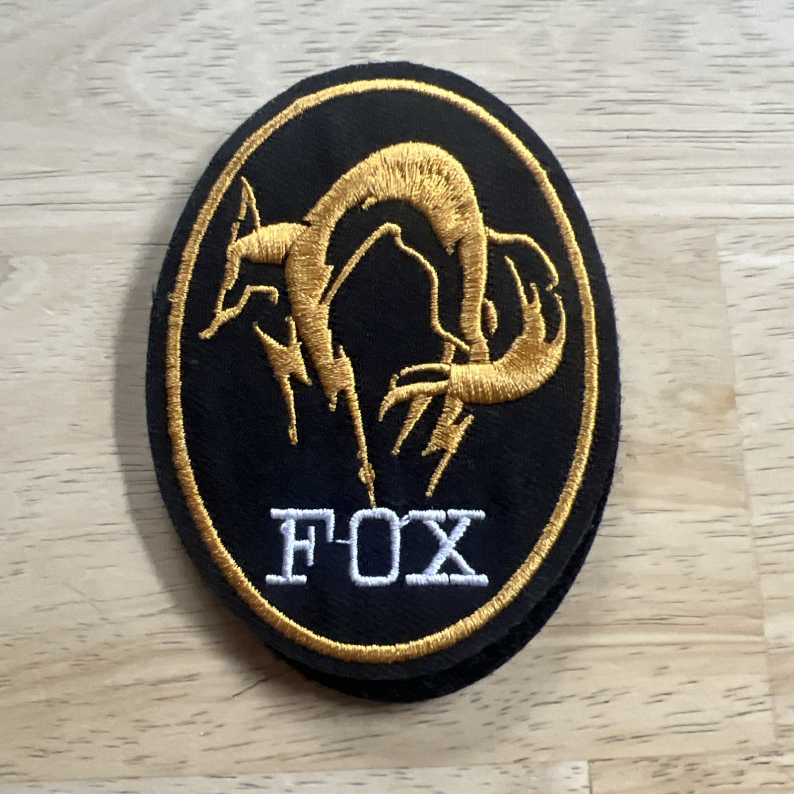 Metal Gear Solid Fox Patch, Hook Loop Embroidered Tactical Morale Fox Hound